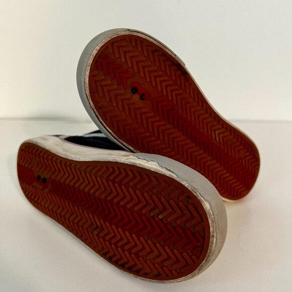 See Kai Run Toddler Girl Hi-Top Sneakers - Size 11, dark blue w/ pastel accents - Picture 2 of 7